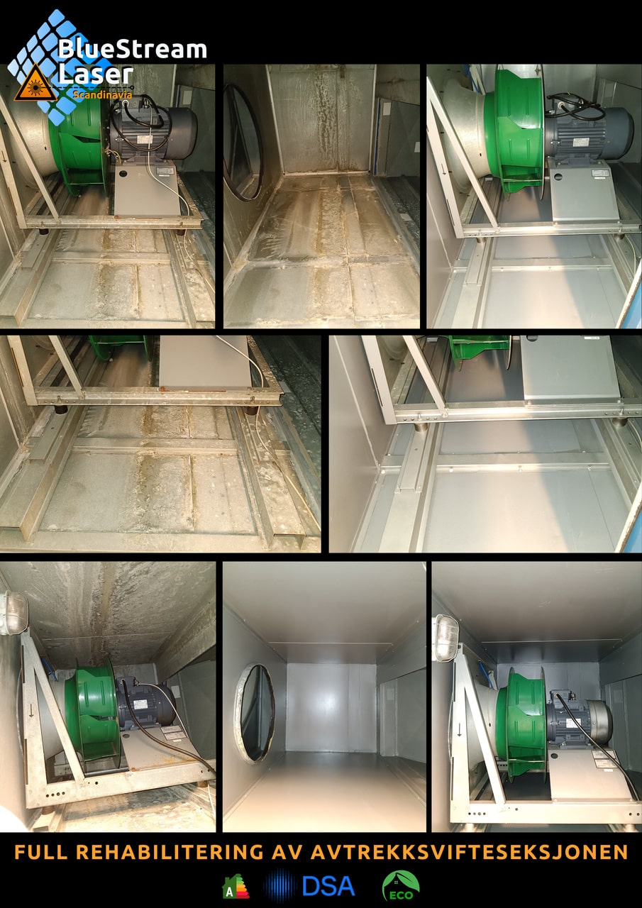 rehabilitering av ventilasjonsanlegg med laser -ventilasjonsrens laser ventilasjon rengjøring - vedlikehold rustfjerning (2)